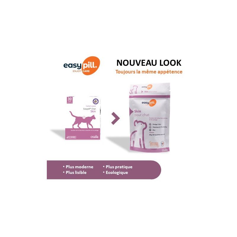 Compl Ment Alimentaire Easypill Chat Skin Peau Et Pelage Du Chat