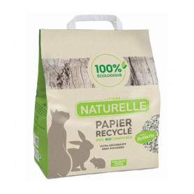 Litière compostable Perlinette Papier recyclé Chats & Nac