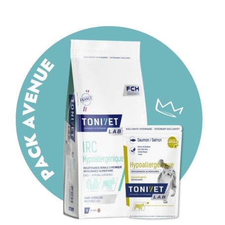 Pack'Avenue Tonivet Chat IRC Hypoallergénique