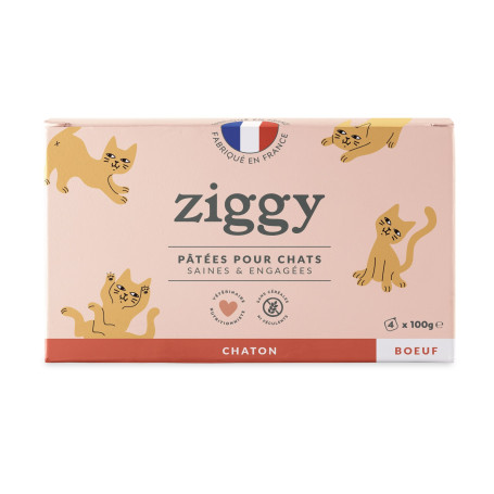 Ziggy Chaton Boeuf Pâtée