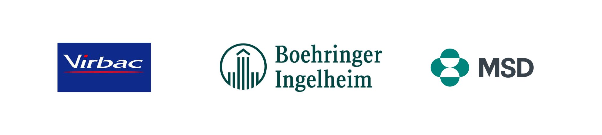 Logos Virbac, Boehringer Ingelheim et MSD